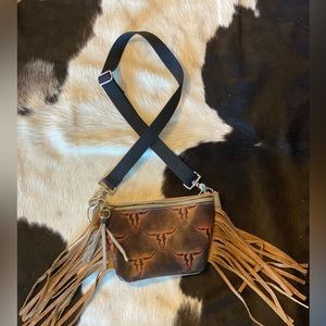 Custom fringe fannypack